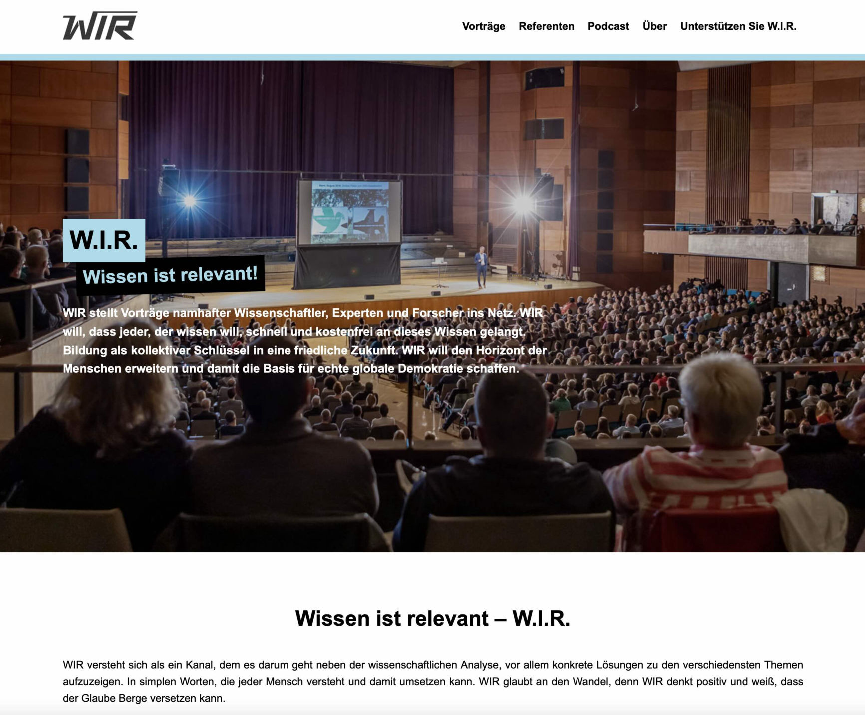 Wissen ist relevant – W.I.R.